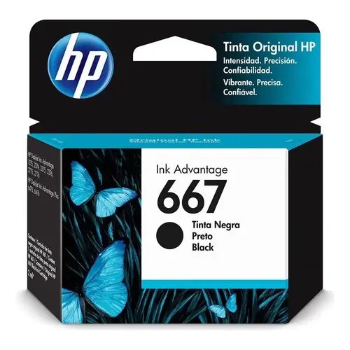 Cartucho Hp 667 Preto