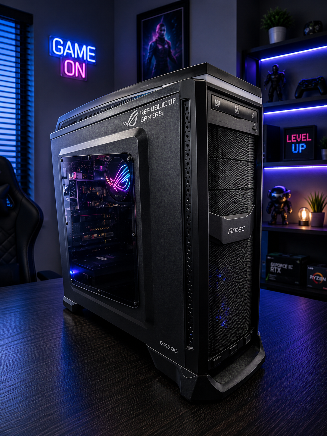 Computador Gamer - Intel Pentium Gold - 8Gb DDR4 - 120Gb SSD + 320Gb HD -  GT 730