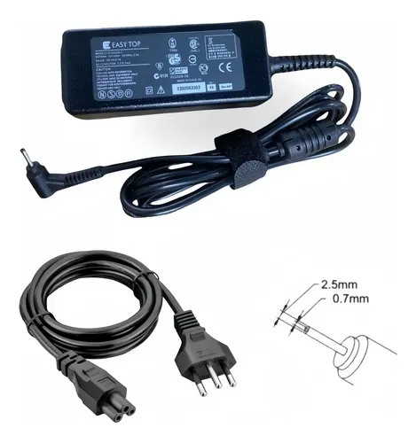 Fonte Carregador Notebook Asus 19v 2.1a (Pino Fino)