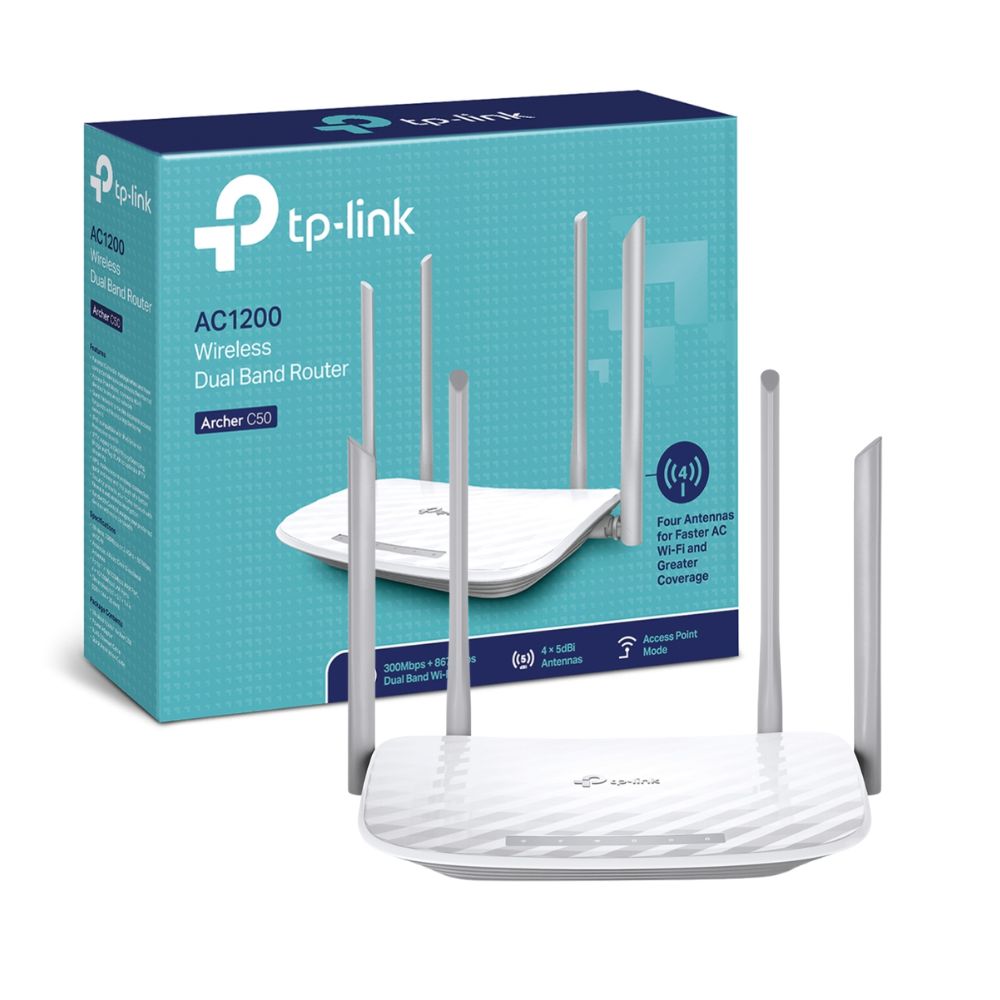 Roteador Wifi Dual Band Ac1200 Archer C50- Tplink