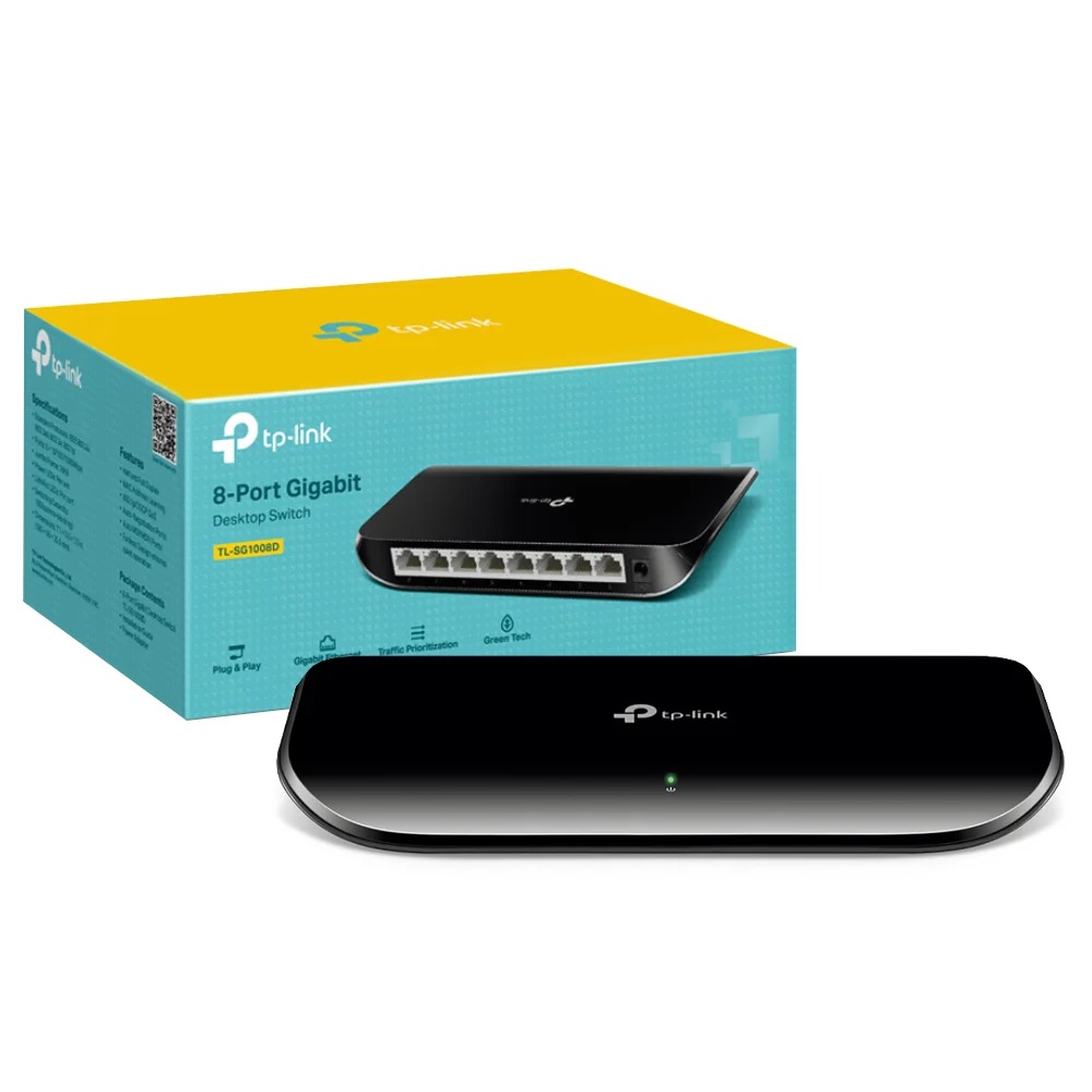 Switch TP-Link TL-SG1008D - 8 Portas