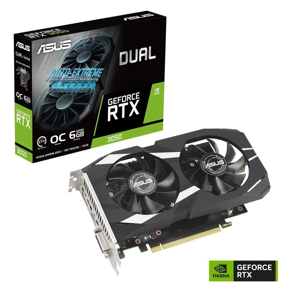 Placa de Vídeo RTX 3050 6Gb - Asus