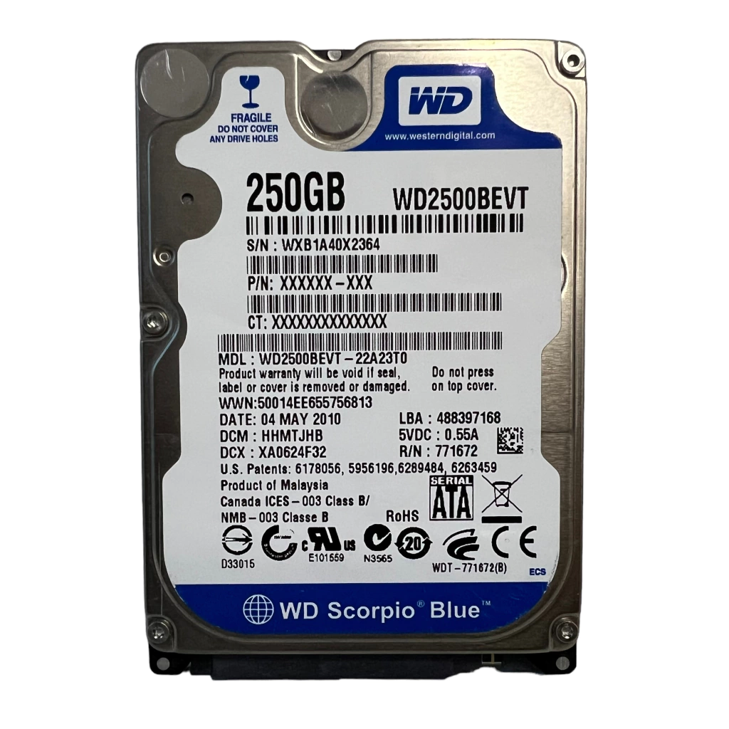 Hd Notebook 250gb