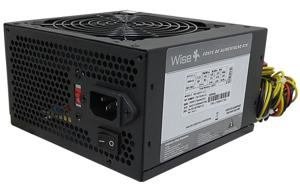 Fonte WiseCase 500W - WSCW-500W