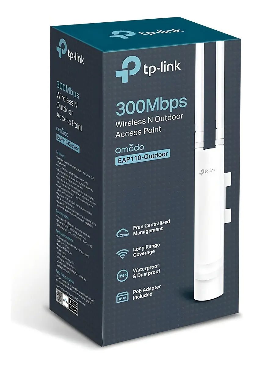 Ponto de Acesso Sem Fio TP-Link EAP110 300 MBPS