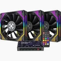 Kit Fan Argb C/hub Fortrek Frosty Pt