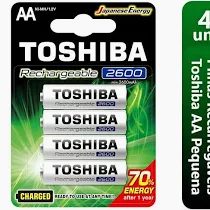 Pilha Rec Aa 2600mah Toshiba Tnh (car/1)