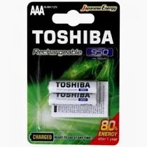 Pilha Rec Aaa 950mah Toshiba Tnh (car/1)