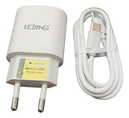 Carregador Type-c Para Type-c Com 1 Portas Usb E Usb-c 1m 5.1a Lelong Le-283cc
