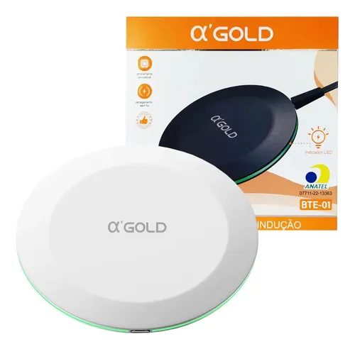 Carregador Por Inducao 100cm 20w Agold Bte-01