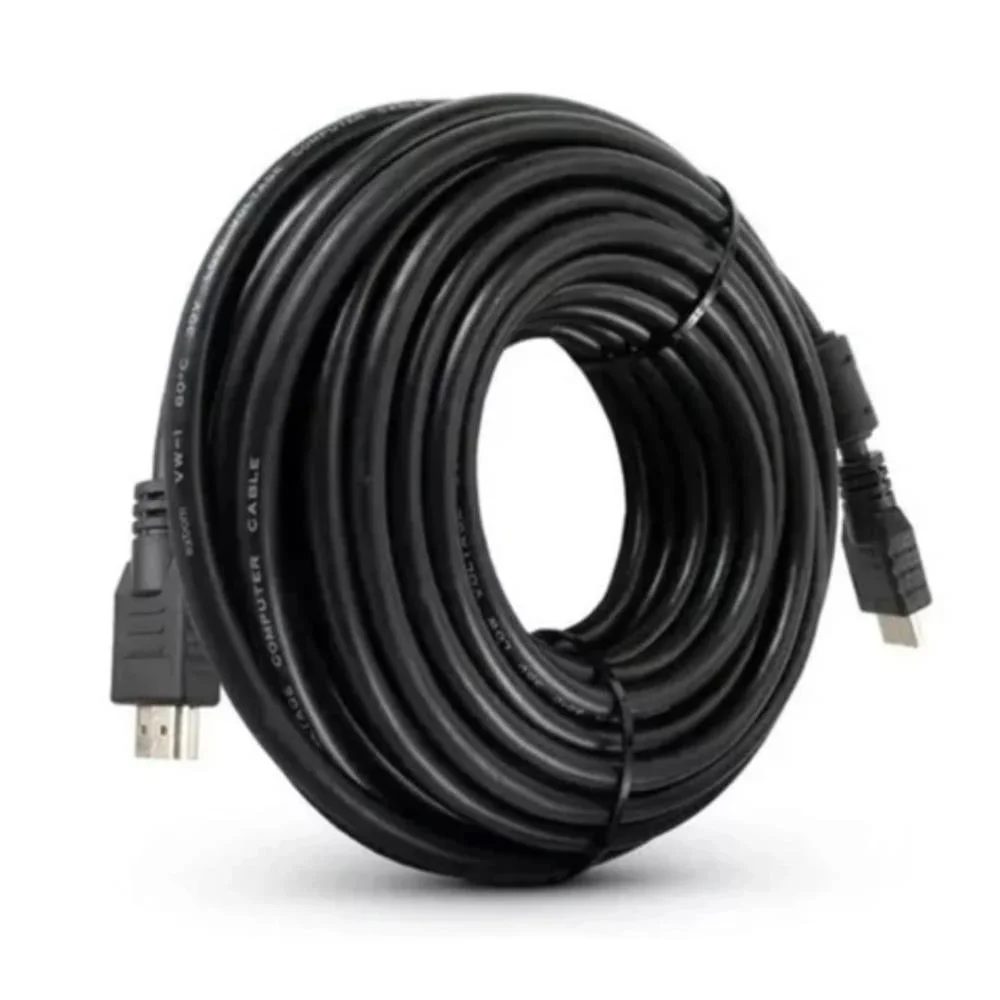 Cabo Hdmi Para Hdmi 20m Hdtv Black 20m