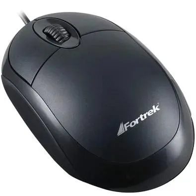 Mouse Opt 800dpi Usb Fortrek Fk411m Pt