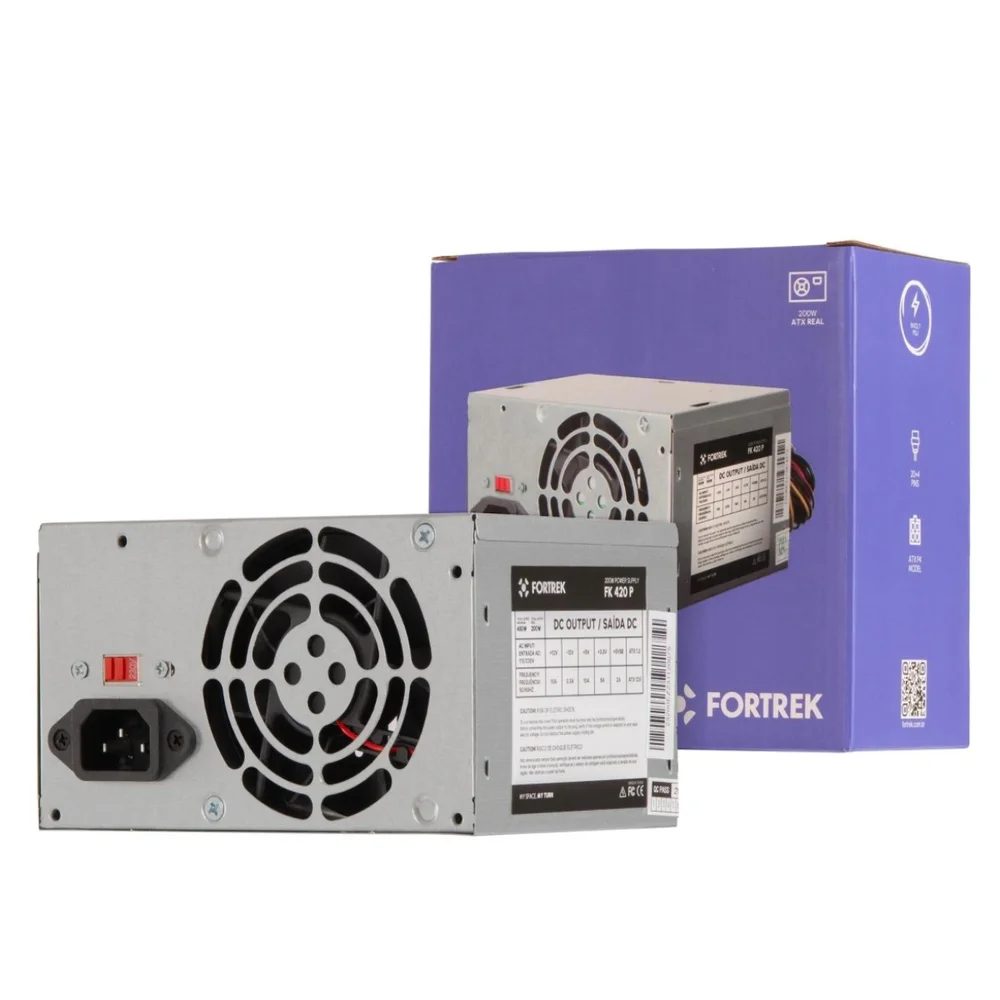Fonte Atx 200w S/cabo Fortrek Pws-2003