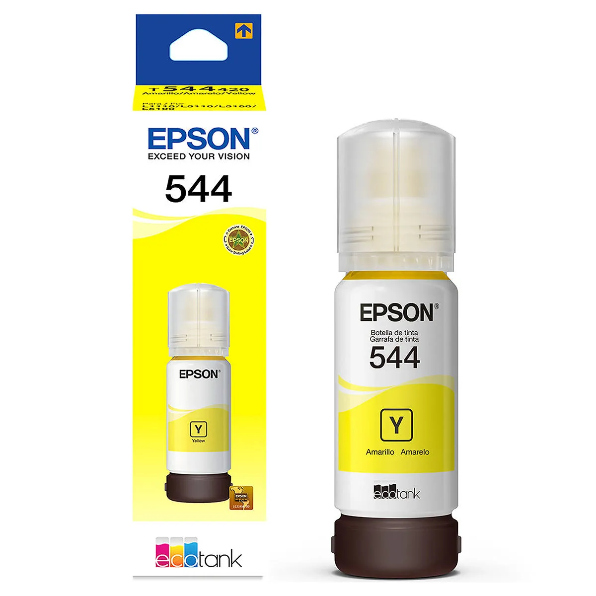 Refil Tinta Epson Amarelo 544