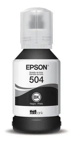 Refil Tinta Epson Preto 504