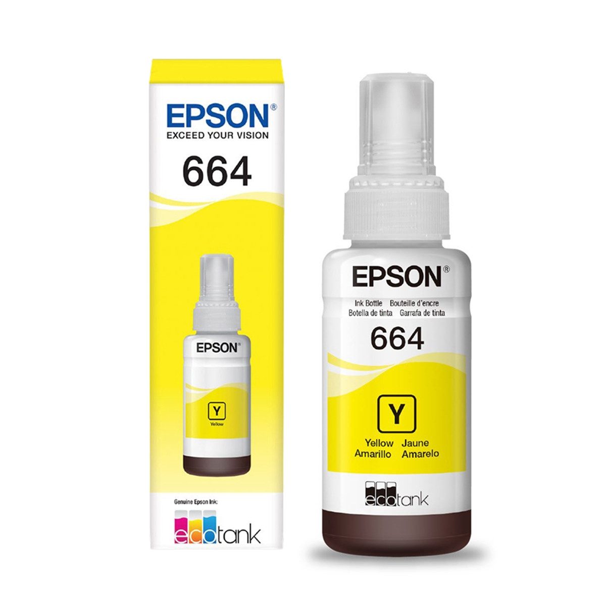 Refil Tinta Epson Amarelo 664