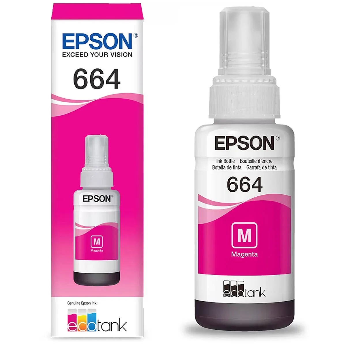 Refil Tinta Epson Magenta 664
