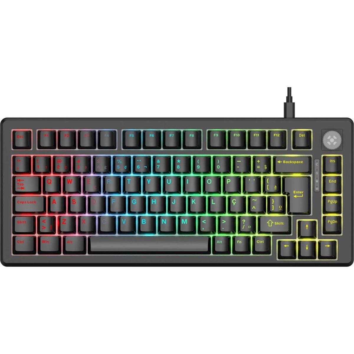 Teclado Gamer Mecânico Fortrek Shift Hotswap