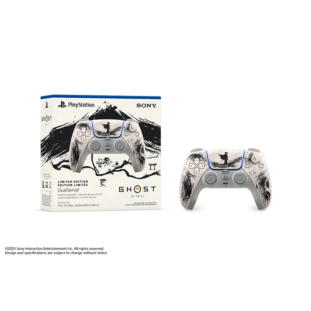 Controle Ps5 Sem Fio Dualshock 5 - Sony - Edição Limitada Ghost Of Yôtei