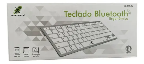 Teclado Bluetooth Ergonômico Xc-Tec-04