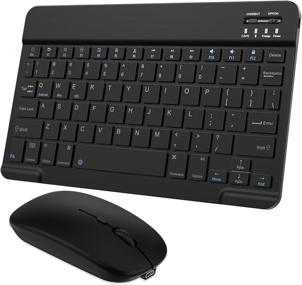 Kit Teclado e Mouse Sem Fio Bluetooth