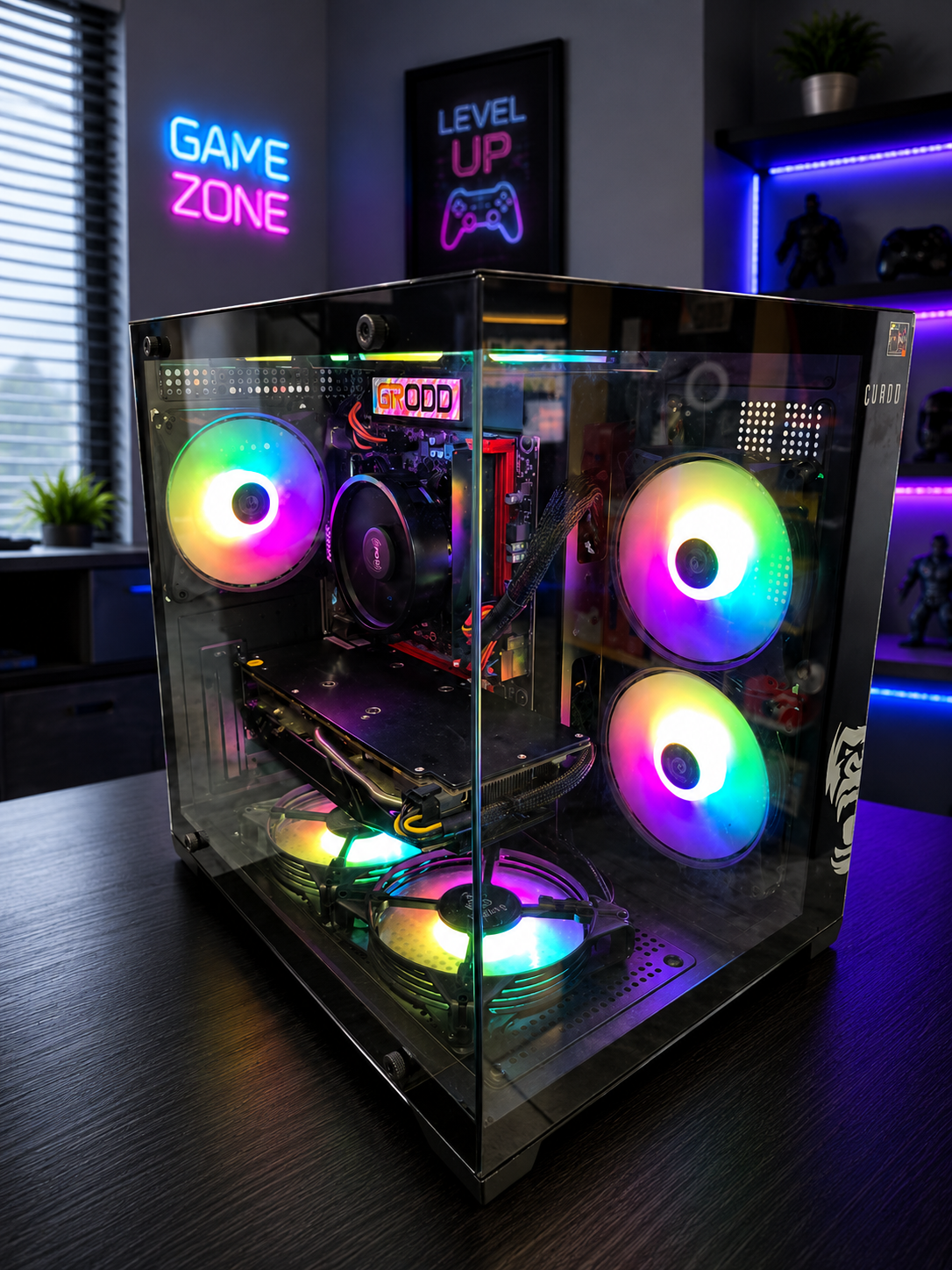 Computador Gamer - Ryzen 5 5500 - 16gb DDR4 - 480GB SSD - RX 480 4gb