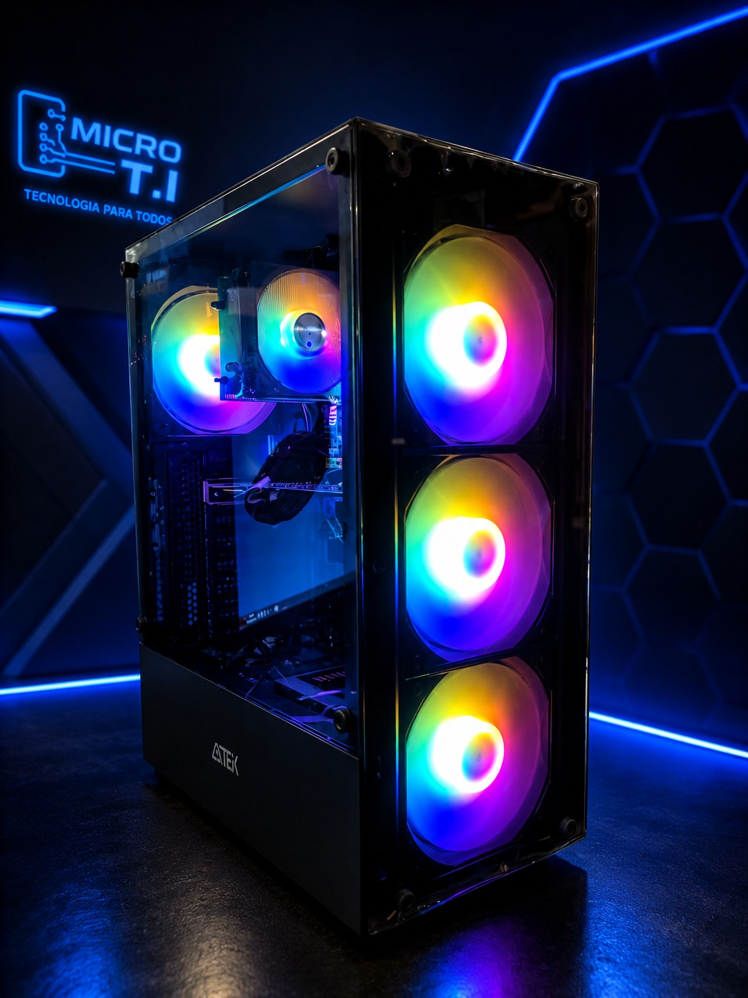 Computador Gamer - Core i7 2600 - 8gb DDR3 - 256GB SSD - GT 730