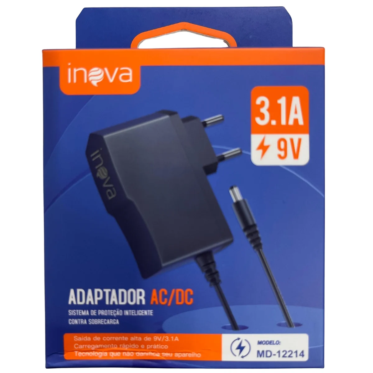 Fonte De Alimentação 9v 3.1a - MD-12214 - Inova