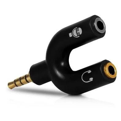 Adaptador P3 Macho P/ 2 P2 femêa - Le-07