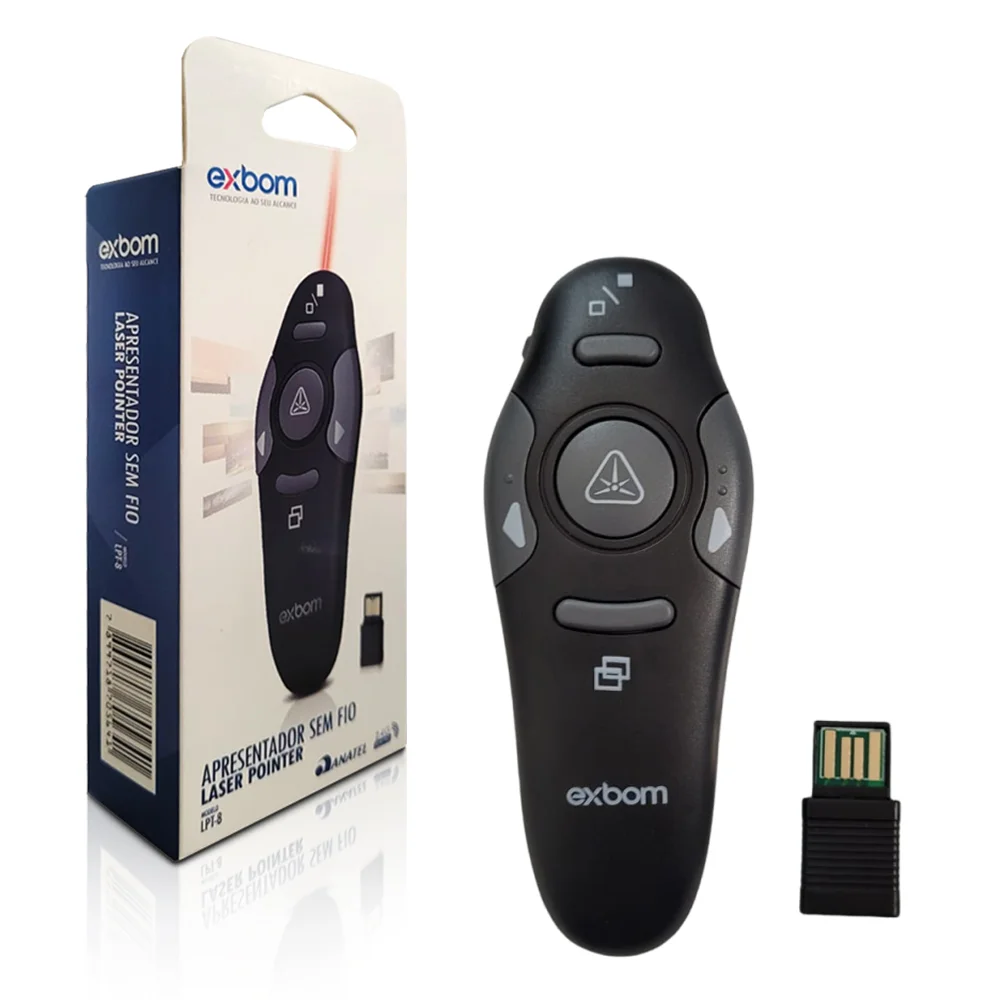 Apresentador De Slides Com Laser - Lpt-8