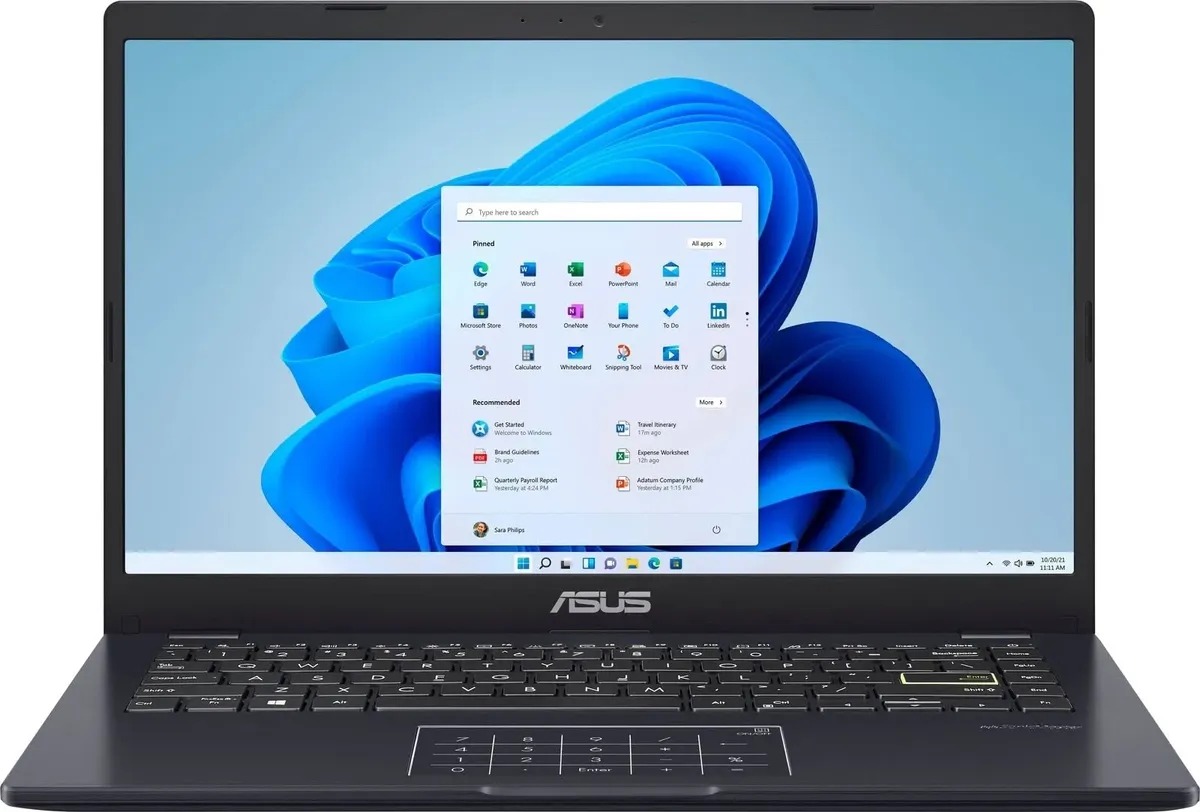 Notebook Asus E410K - Intel Celeron 4500 - 4Gb DDR4 - 64Gb SSD