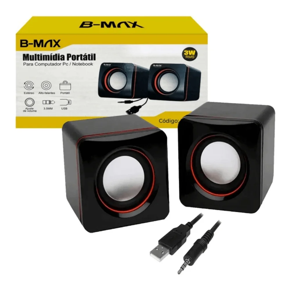 Caixa De Som Para Computador - B-max - Bm-s205