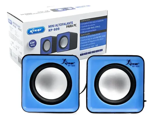 Caixa De Som Para Computador - Knup - Kp-609
