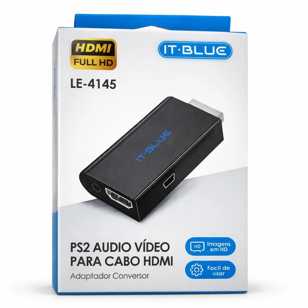 Adaptador Ps2 Para Hdmi - Le-4145 - It-Blue