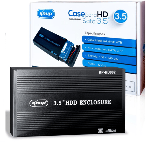 Case P/ Hd Barracuda 3.5 Usb 2.0 - Kp-Hd002 - Knup