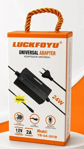 Fonte De Alimentação 12v 2a Bivolt - Tb-2018 - Luckfoyu
