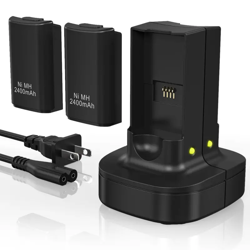Dock Carregador 2 Baterias p/ Controle Xbox 360