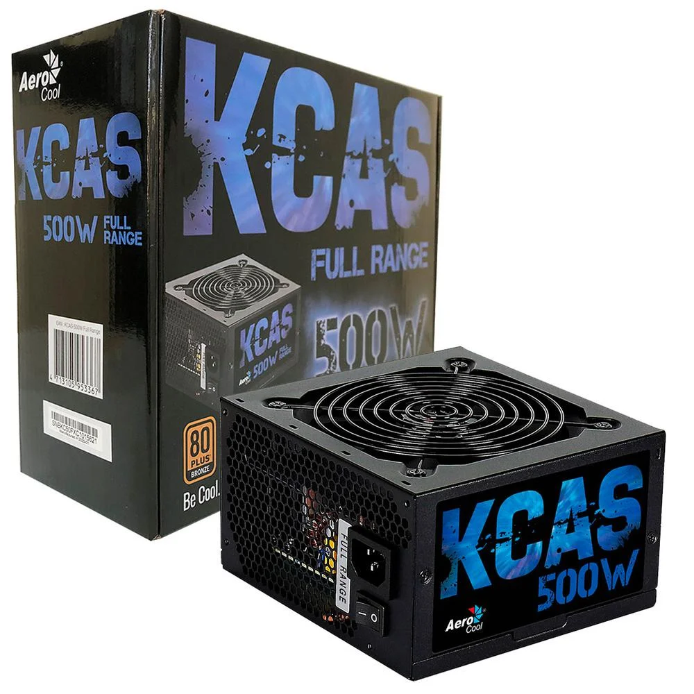 Fonte Atx 500w - Aerocool - Kcas