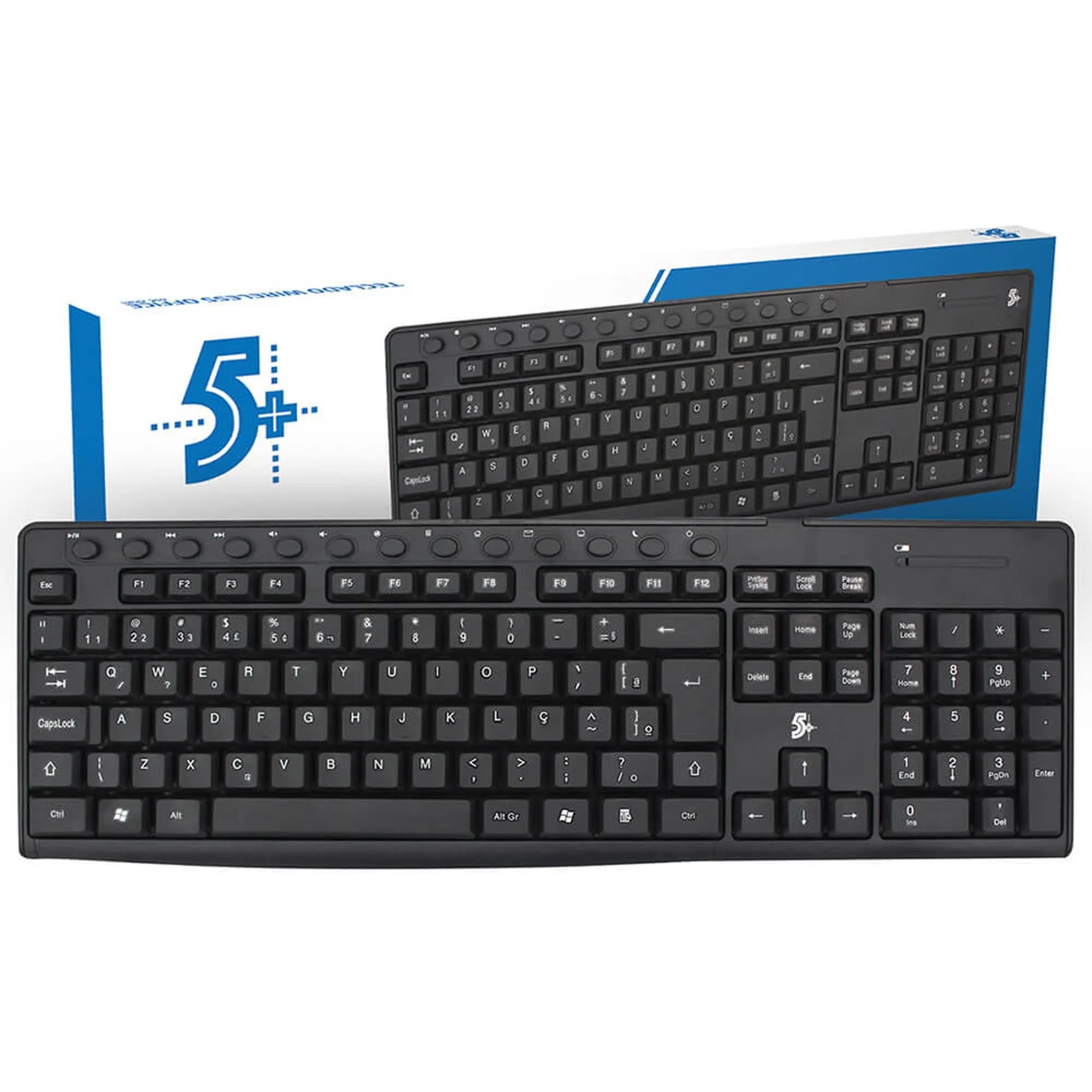 Teclado s/Fio - Tw-500 - 5+