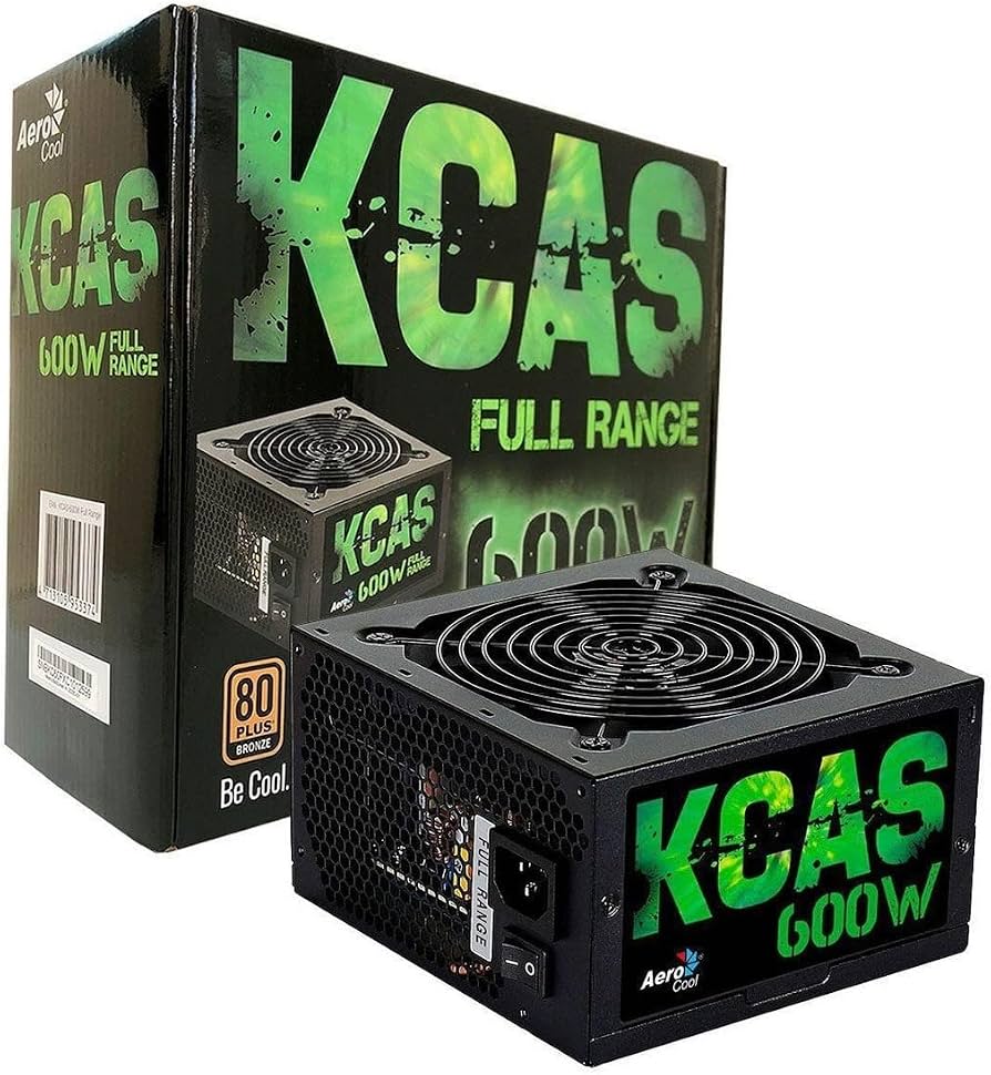 Fonte Atx 600w - Aerocool - Kcas