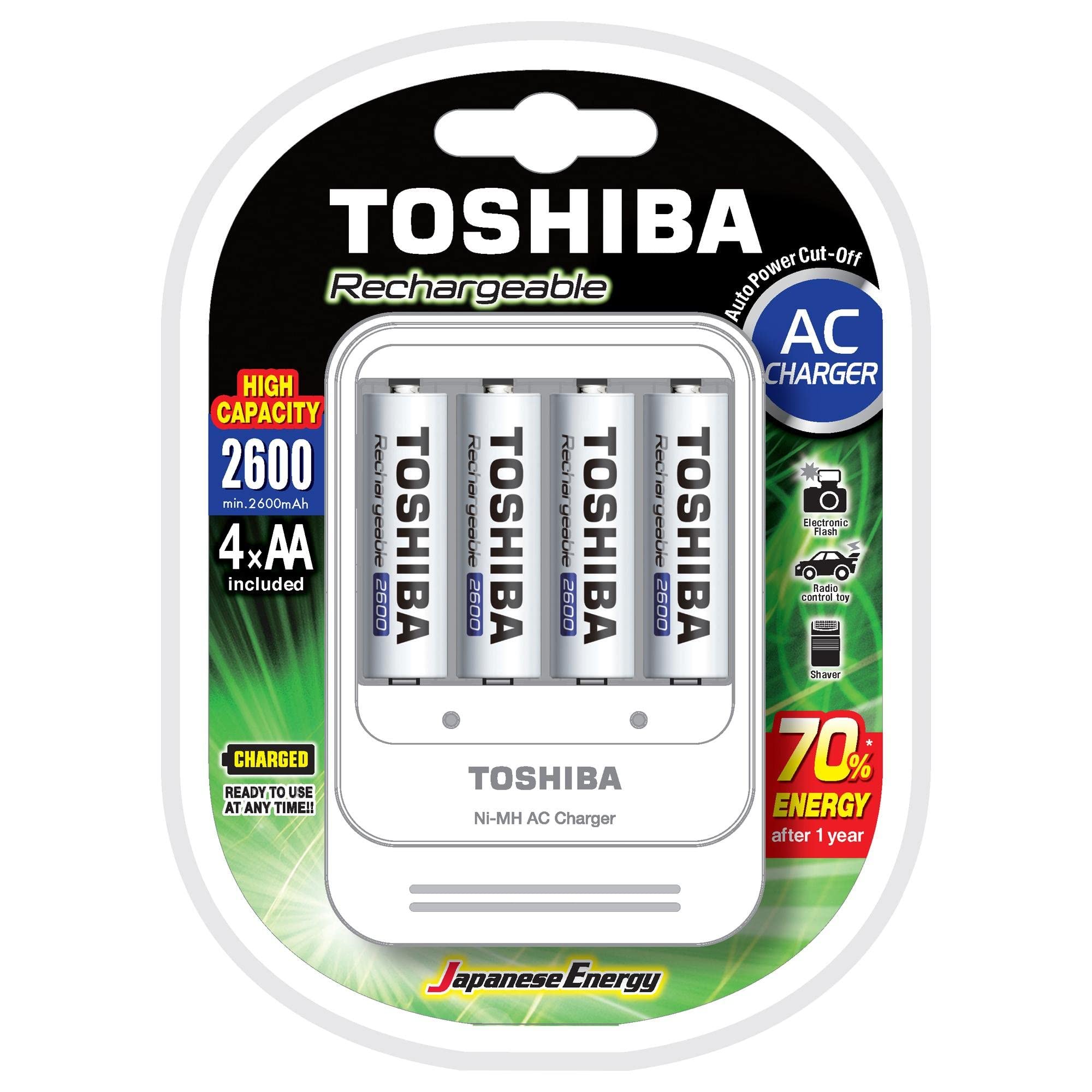 Carregador de Pilha Aa/Aaa - Toshiba